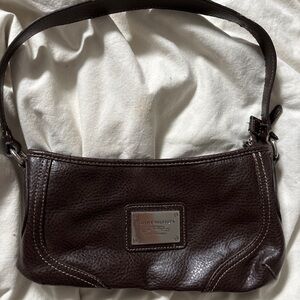 Tommy Hilfiger brown leather mini shoulder bag